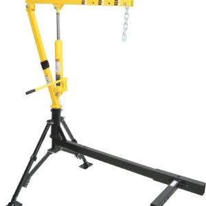 MAXXHAUL 70238 Hitch-Mounted Hydraulic Truck Crane – 1000 lb (454 kg) Capacity, Swivel Lift Arm, Adjustable Boom (500/750/1000 lb)