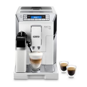 De’Longhi Eletta ECAM 44.660.B – Fully Automatic Bean-to-Cup Espresso & Cappuccino Machine with LatteCrema System, 2 L Tank (Black)