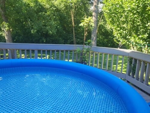 Intex 28167EH Easy Set Inflatable Pool Set – 15ft (4.57m) x 48in (122cm) Round Above Ground Pool with 1,000 GPH Pump, Ladder, Cover & Ground Cloth – 3,736 Gallon (14,141L) Capacity – 3-Ply PVC photo review