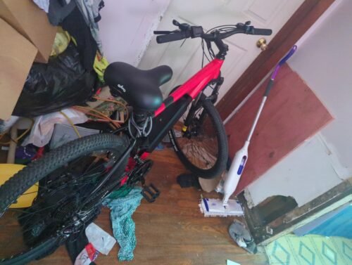 Racer Electric Bike for Adults - 21-Speed Mountain Lightweight Ebike with Peak 750W 22MPH Brushless Motor, 375Wh Removable Battery, 26X2.1 Tire Step Over E-MTB, Up to 40 Miles photo review