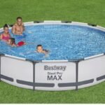 Bestway Steel Pro MAX 12ft (3.66m) x 30in (76cm) Round Above Ground Swimming Pool Set with Filter Pump – 6,473L Capacity – Durable Metal Frame Family Outdoor Pool – Gray photo review