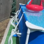 Intex 9.8ft x 6.6ft x 29.5in (300cm x 201cm x 75cm) Rectangular Above Ground Pool with Metal Frame & Flow Control Valve – Easy Setup Family Backyard Pool – 4,500L Capacity – Blue photo review