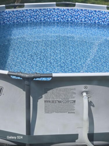 Bestway Steel Pro MAX 12ft (3.66m) x 30in (76cm) Round Above Ground Swimming Pool Set with Filter Pump – 6,473L Capacity – Durable Metal Frame Family Outdoor Pool – Gray photo review