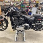 OTC 1545 Ultra Low Profile Motorcycle & ATV Lift – 1,500 lb (680 kg) Capacity, 3.5" Min Height, 17" Skids, Foot Pedal & Tie-Down Straps photo review