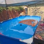 Intex 9.8ft x 6.6ft x 29.5in (300cm x 201cm x 75cm) Rectangular Above Ground Pool with Metal Frame & Flow Control Valve – Easy Setup Family Backyard Pool – 4,500L Capacity – Blue photo review