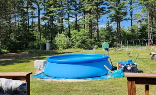 Intex 28167EH Easy Set Inflatable Pool Set – 15ft (4.57m) x 48in (122cm) Round Above Ground Pool with 1,000 GPH Pump, Ladder, Cover & Ground Cloth – 3,736 Gallon (14,141L) Capacity – 3-Ply PVC photo review