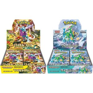 Pokemon Scarlet & Violet - Wild Force SV5K & Cyber Judge SV5M - Booster Box Bundle (Japanese)