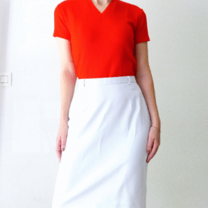 red t-shirt made in France embossed yeye sportwear  ThePeesmok