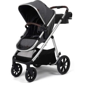 Babylo Zap Travel System Ride-on Board with i-Size Infant Carrier, Silver/Grey